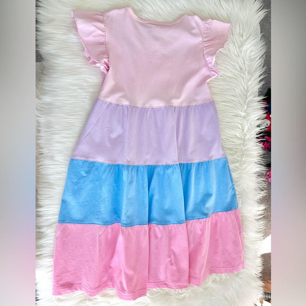 GIRLS PASTEL DRESS - Picture 11 of 15